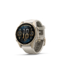 Preview: GARMIN Fenix 8 Amoled Sapphire, Nebelgrau/Softgold, 43mm (010-02903-11)