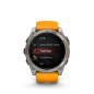 Preview: GARMIN Fenix 8 Amoled Sapphire, Graphit/Titanium Titan, 51mm (010-02905-11)