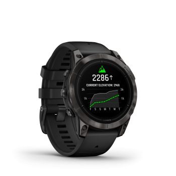 GARMIN Epix Pro Sapphire, Schwarz/Carbongrau Titan DLC, 47mm (010-02803-11)