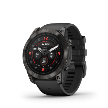 GARMIN Epix Pro Sapphire, Schwarz/Carbongrau Titan DLC, 51mm (010-02804-01)