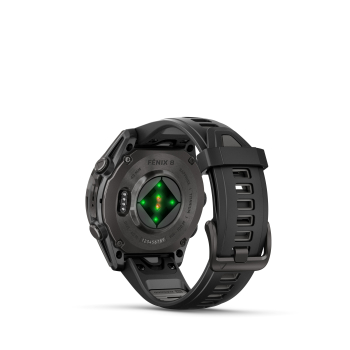 GARMIN Fenix 8 Amoled Sapphire, Schwarz/Titan Carbongrau DLC, 43mm (010-02903-21)