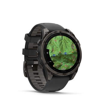 GARMIN Fenix 8 Amoled Sapphire, Schwarz/Titan Carbongrau DLC , 47mm (010-02904-21)