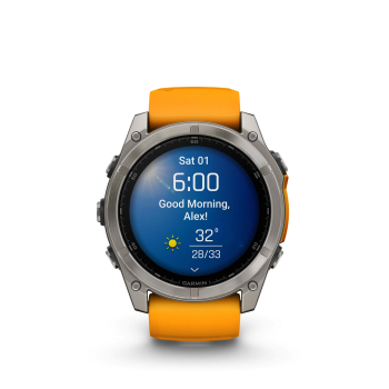 GARMIN Fenix 8 Amoled Sapphire, Graphit/Titanium Titan, 51mm (010-02905-11)