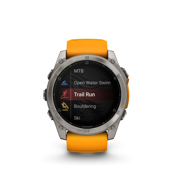 GARMIN Fenix 8 Amoled Sapphire, Graphit/Titanium Titan, 51mm (010-02905-11)