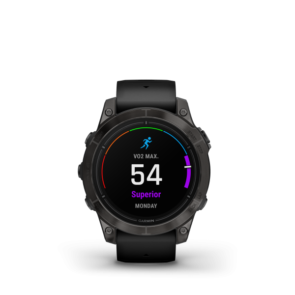 GARMIN Epix Pro Sapphire, Schwarz/Carbongrau Titan DLC, 47mm (010-02803-11)