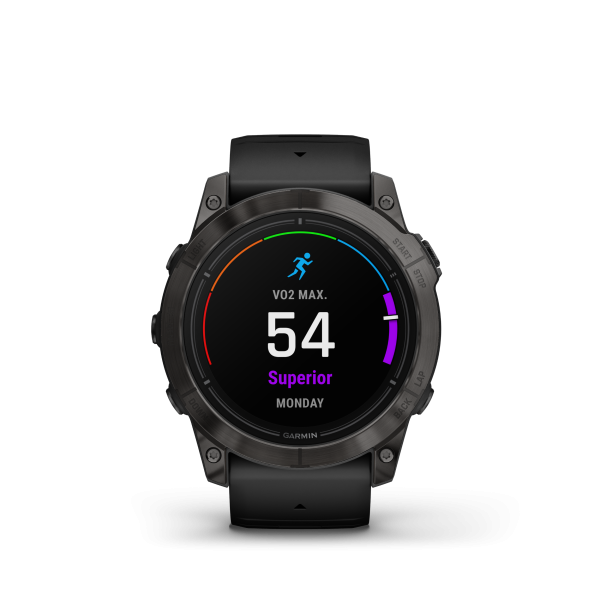 GARMIN Epix Pro Sapphire, Schwarz/Carbongrau Titan DLC, 51mm (010-02804-01)