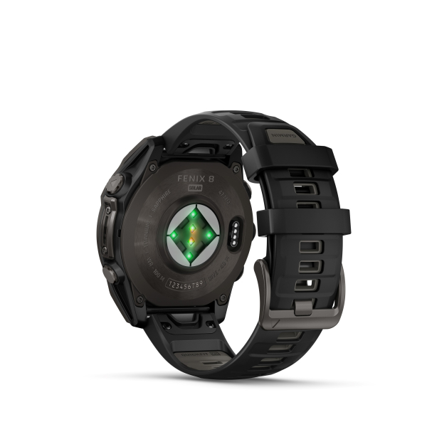 GARMIN Fenix 8 Solar Sapphire, Graphit/Titan Carbongrau DLC , 47mm (010-02906-11)